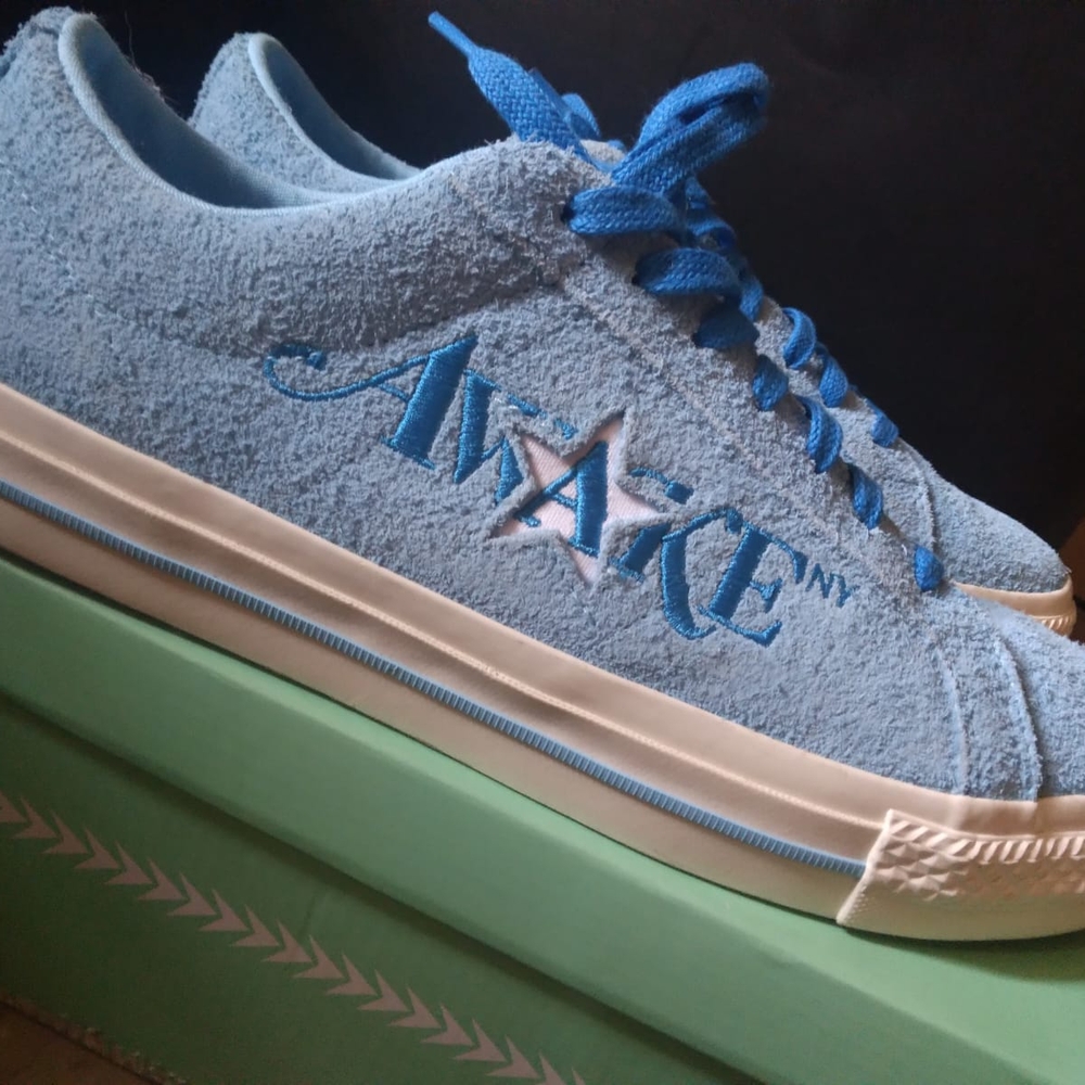 Awake NY Blue Suede Sneakers